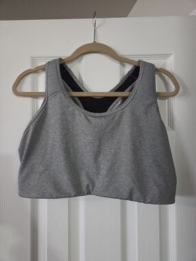 Gray Women's Sports Bra